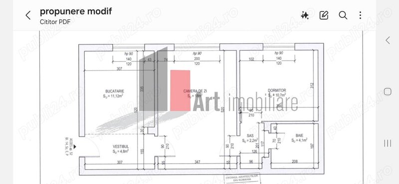 Drumul Gazarului, Giurgiului vanzare apartament 2 camere semidecomandat